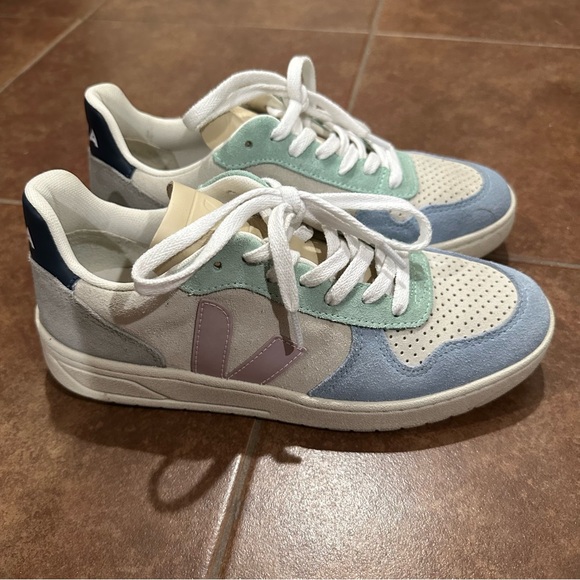 Veja Shoes - Veja V-10 Suede Multicolor